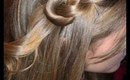 Christmas Hairstyle: Figure 8 Knot Hairstyle in less Than 5 Minutes!