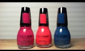 QUICK REVIEW OF REVLON'S NEW SINFUL SHINE NAIL POLISHES