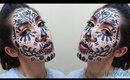 Sugar Skull Line Art Makeup