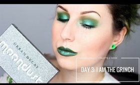 URBAN DECAY MOONDUST - DAY 3: I AM THE GRINCH | 1 PALETTE FOR A WEEK