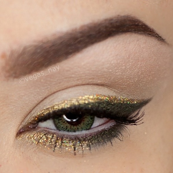 What to do with Gold eyeliner. Beautylish