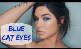 GRWM ✖ Extreme Blue Dream Glam Lashes & Liner