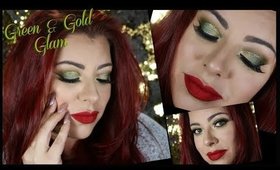 Green & Gold Glam Eye Tutorial using Morphe Dare to Create Palette  | Jessie Melendez
