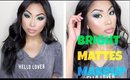 Bright Mattes Makeup Tutorial | Yellow + Mint + Blue