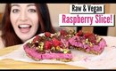 Yummy Raw & Vegan Raspberry Slice Recipe!