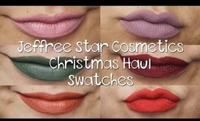 Christmas Limited Editon Swatches | Jeffree Star Cosmetics