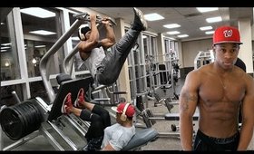 WATCH ME GET SCHOLE! LEG + CHEST GAINS! | Mannie_Savage