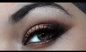 Gold Orange & Brown Sugar Makeup Tutorial Using MakeupGeek Eyeshadows