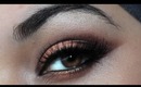 Gold Orange & Brown Sugar Makeup Tutorial Using MakeupGeek Eyeshadows
