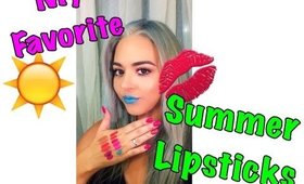 My Top Summer Lipsticks Collab | Beauty by Pinky