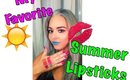 My Top Summer Lipsticks Collab | Beauty by Pinky