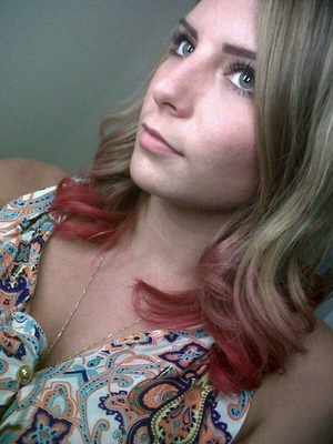 red dip dye