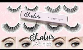 Review & Overview: LOTUS LASHES | New Styles + Lash Glue!