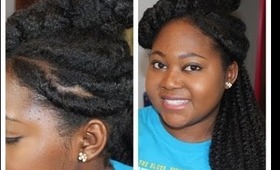 Peak Mill Inspired Twists and Braided High Bun