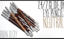 Review & Swatches: URBAN DECAY 24/7 Glide-On Eye Pencils Neutrals