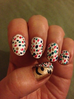 My first go at nail art for children in need.