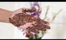 How To: Easy Floral Henna Design | Step By Step Tutorial