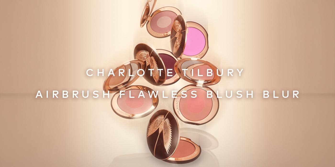 Give cheeks the airbrush treatment with a NEW silky powder blush that adds smooth, buildable color for up to 16 hours. Shop the Charlotte Tilbury Airbrush Flawless Blush Blur on Beautylish.com