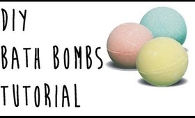 DIY Bath Bombs Tutorial