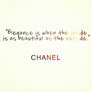 Elegance is when the inside is as beautiful as the outside - Coco Chanel xoxo #elegance #chanel #mindfulmonday #mindfulmonday #motivationalmonday #inspiration #quote #wisewords #intention #faith #jesus #hope #love #peace #life #heart #wisdom #grace #blossom #lpm #ssmt