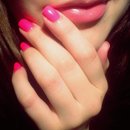 The perfect neon pink nail polish