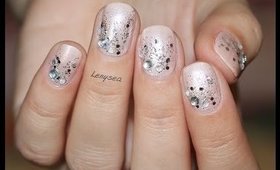 Prom/Wedding Glitter Nails