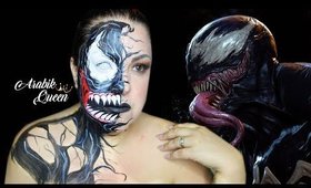 Halloween Tutorial : Venom Girl - Mujer Veneno (bilingual)