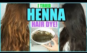 I DYED MY HAIR WITH HENNA! DIY HOW TO COLOR YOUR HAIR WITH HENNA -GET RID OF GRAYS, SHINY LONG HAIR!