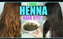 I DYED MY HAIR WITH HENNA! DIY HOW TO COLOR YOUR HAIR WITH HENNA -GET RID OF GRAYS, SHINY LONG HAIR!