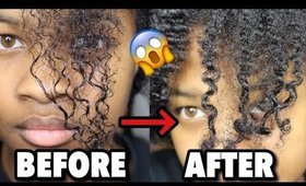 BLEND Transitioning/Damaged Hair With Natural Hair!!