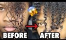 BLEND Transitioning/Damaged Hair With Natural Hair!!