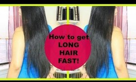 DIY How To Get Long Hair Fast (Home Remedy & HairBurst)