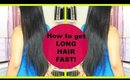 DIY How To Get Long Hair Fast (Home Remedy & HairBurst)