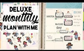 Erin Condren Deluxe Monthly Plan with Me | November 2018