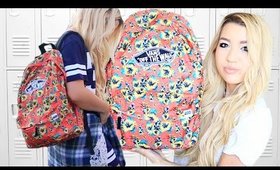 Back To School: What's In My Backpack 2014