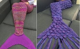 Mermaid Blanket _ One Lazy Winter Afternoon with me!