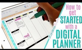 HOW TO GET STARTED WITH A DIGITAL PLANNER, ipad pro digital planner using GoodNotes