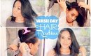 My Wash Day Hair Routine | Washing & Straightening