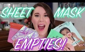 MASK MADNESS: Sheet Mask Empties!