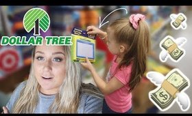 Letting my 5 year old pick ANYTHING she wants at the Dollar Tree!!
