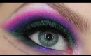 Turquoise, Purple & Pink Gemstone Eyes:  Makeup Tutorial [720HD]