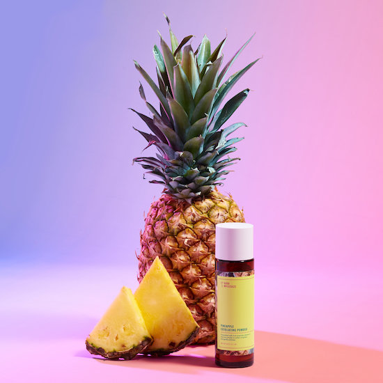 Alternate product image for Pineapple Exfoliating Powder shown with the description.