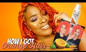 How I Dyed My Locs Orange | How To Get Orange Hair