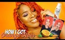 How I Dyed My Locs Orange | How To Get Orange Hair