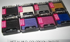 NEW Wet n Wild Single Shadows Review/Swatches