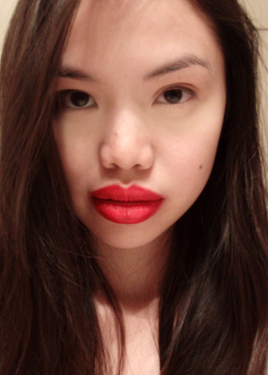 My red lip look...and my first posting!!