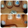 Nautical Nail Design