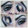 Gold Arabic wing eyes 