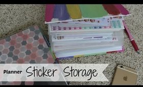 Planner Sticker Collection & Storage