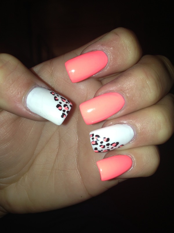 melon color nails! Adriana C.'s Photo Beautylish